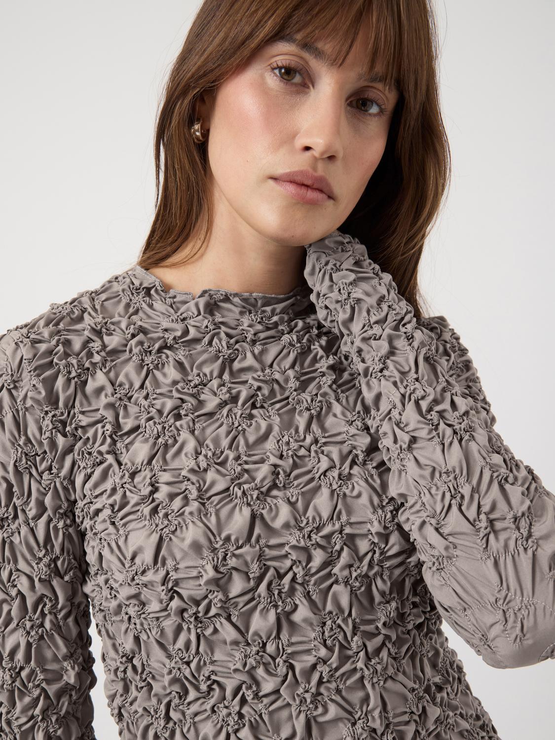 YASMERA Top - Taupe Gray - VERO MODA & VILA Bergvik